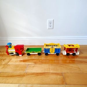 Vintage 70s Fisher Price Circus Train 🚂🚃 4 pieces